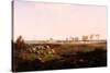 Mount Fyans Woolshed (The Woolshed Near Camperdown)-Louis Buvelot-Stretched Canvas