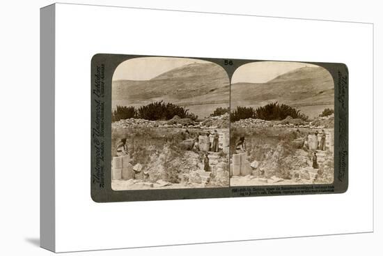 Mount Gerizim, Where the Samaritans Worshipped, Palestine, 1900-Underwood & Underwood-Stretched Canvas