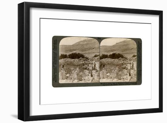 Mount Gerizim, Where the Samaritans Worshipped, Palestine, 1900-Underwood & Underwood-Framed Giclee Print