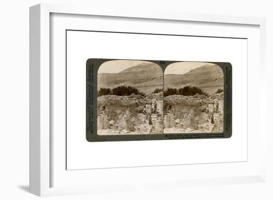 Mount Gerizim, Where the Samaritans Worshipped, Palestine, 1900-Underwood & Underwood-Framed Giclee Print