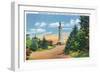 Mount Greylock, Massachusetts - View of the Memorial Beacon-Lantern Press-Framed Art Print