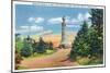 Mount Greylock, Massachusetts - View of the Memorial Beacon-Lantern Press-Mounted Art Print