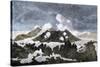 Mount Hekia Volcano with Steam Emitting from the Summit, Iceland, 1800s-null-Stretched Canvas