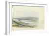 Mount Hermon and the Sea of Galilee, 1874-Claude Conder-Framed Giclee Print