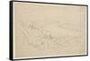 Mount Holyoke, Massachusetts (Graphite on Tracing Paper)-Thomas Cole-Framed Stretched Canvas