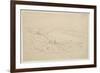 Mount Holyoke, Massachusetts (Graphite on Tracing Paper)-Thomas Cole-Framed Giclee Print