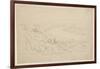 Mount Holyoke, Massachusetts (Graphite on Tracing Paper)-Thomas Cole-Framed Giclee Print
