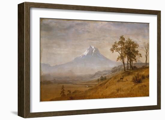 Mount Hood, 1863-Albert Bierstadt-Framed Giclee Print