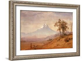 Mount Hood, 1863-Albert Bierstadt-Framed Giclee Print