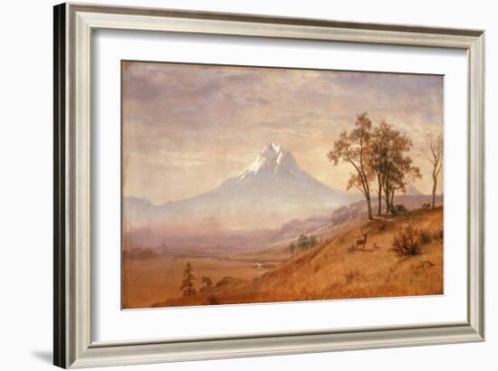 Mount Hood, 1863-Albert Bierstadt-Framed Giclee Print