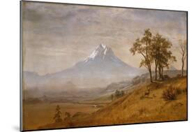 Mount Hood, 1863-Albert Bierstadt-Mounted Giclee Print