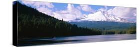 Mount Hood and Trillium Lake Near Portland, Oregon-null-Stretched Canvas