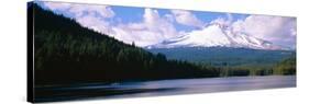 Mount Hood and Trillium Lake Near Portland, Oregon-null-Stretched Canvas