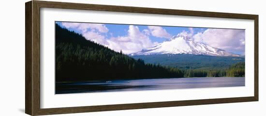 Mount Hood and Trillium Lake Near Portland, Oregon-null-Framed Photographic Print