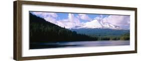 Mount Hood and Trillium Lake Near Portland, Oregon-null-Framed Photographic Print