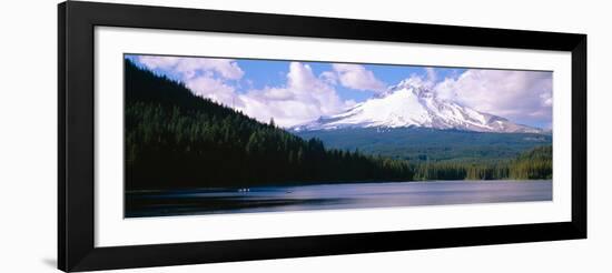 Mount Hood and Trillium Lake Near Portland, Oregon-null-Framed Photographic Print