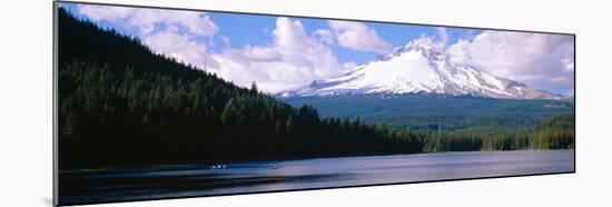 Mount Hood and Trillium Lake Near Portland, Oregon-null-Mounted Photographic Print