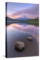 Mount Hood at Beautiful Trillium Lake-Vincent James-Stretched Canvas