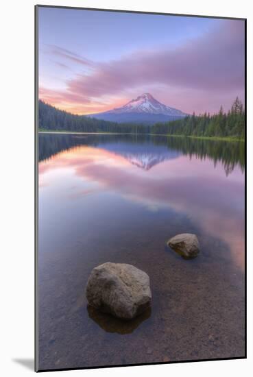 Mount Hood at Beautiful Trillium Lake-Vincent James-Mounted Photographic Print