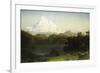 Mount Hood in Oregon-Albert Bierstadt-Framed Giclee Print