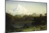 Mount Hood in Oregon-Albert Bierstadt-Mounted Giclee Print