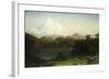 Mount Hood in Oregon-Albert Bierstadt-Framed Giclee Print