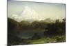 Mount Hood in Oregon-Albert Bierstadt-Mounted Giclee Print