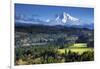 Mount Hood, Jonsrud Viewpoint, Sandy, Oregon, USA-Michel Hersen-Framed Photographic Print