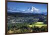 Mount Hood, Jonsrud Viewpoint, Sandy, Oregon, USA-Michel Hersen-Framed Photographic Print