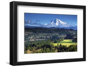 Mount Hood, Jonsrud Viewpoint, Sandy, Oregon, USA-Michel Hersen-Framed Photographic Print