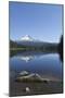 Mount Hood, part of the Cascade Range, perfectly reflected in the still waters of Trillium Lake, Or-Martin Child-Mounted Photographic Print