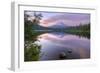 Mount Hood Reflected in Beautiful Trillium Lake-Vincent James-Framed Photographic Print