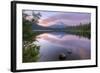 Mount Hood Reflected in Beautiful Trillium Lake-Vincent James-Framed Photographic Print