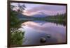 Mount Hood Reflected in Beautiful Trillium Lake-Vincent James-Framed Photographic Print