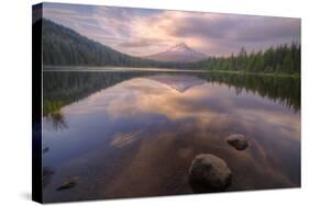 Mount Hood Reflection at Trillium Lake, Oregon-Vincent James-Stretched Canvas
