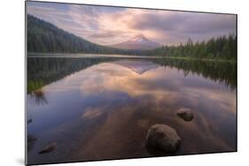 Mount Hood Reflection at Trillium Lake, Oregon-Vincent James-Mounted Photographic Print