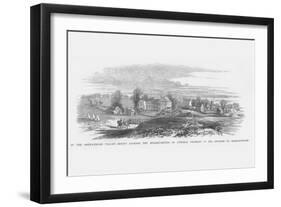 Mount Jackson - Fremont's Headquarters in the Shenandoah-Frank Leslie-Framed Art Print