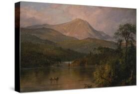 Mount Katahdin, C.1856 (Oil on Canvas)-Frederic Edwin Church-Stretched Canvas