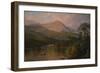 Mount Katahdin, C.1856 (Oil on Canvas)-Frederic Edwin Church-Framed Giclee Print