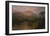 Mount Katahdin, C.1856 (Oil on Canvas)-Frederic Edwin Church-Framed Giclee Print