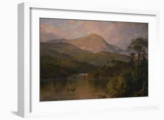 Mount Katahdin, C.1856 (Oil on Canvas)-Frederic Edwin Church-Framed Giclee Print