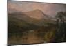 Mount Katahdin, C.1856 (Oil on Canvas)-Frederic Edwin Church-Mounted Giclee Print