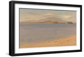 Mount Katahdin from Lake Millinocket-Frederic Edwin Church-Framed Premium Giclee Print