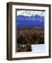 Mount Katahdin Looms in the Background Near Millinocket, Maine-Pat Wellenbach-Framed Photographic Print