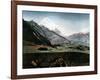 Mount Kazbek, Caucasus, C1890-Gillot-Framed Giclee Print