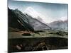Mount Kazbek, Caucasus, C1890-Gillot-Mounted Giclee Print