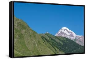 Mount Kazbek-Fotokon-Framed Stretched Canvas