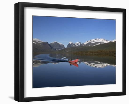 Mount Kebnekaise, Sweden's Highest, Laponia, Unesco World Heritage Site, Lappland, Sweden-Gavin Hellier-Framed Photographic Print