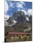 Mount Kenya and the Peaks of Nelion on the Left and Batian on Right, Kenya, East Africa-Poole David-Mounted Photographic Print