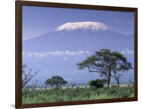 Mount Kilimanjaro, Amboseli National Park, Kenya-Art Wolfe-Framed Photographic Print